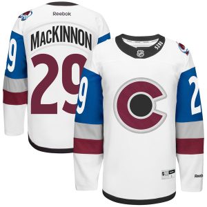 Colorado Avalanche Home Breakaway NHL Jersey #29 MacKinnon